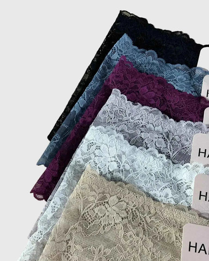 Pack de 5 Slip Short en dentelle – HANA | Couleurs variées