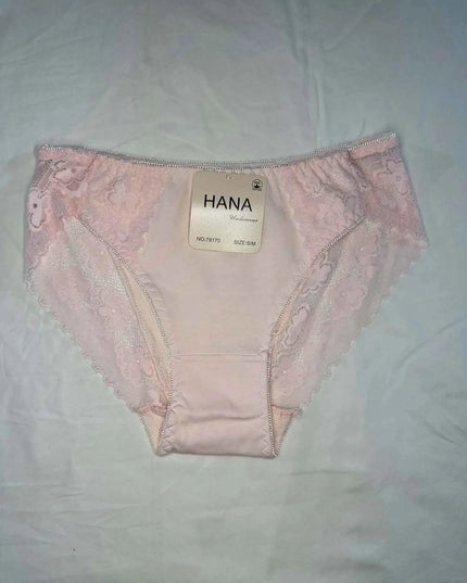 Pack de 4 Culottes Midi en Dentelle Florale HANA