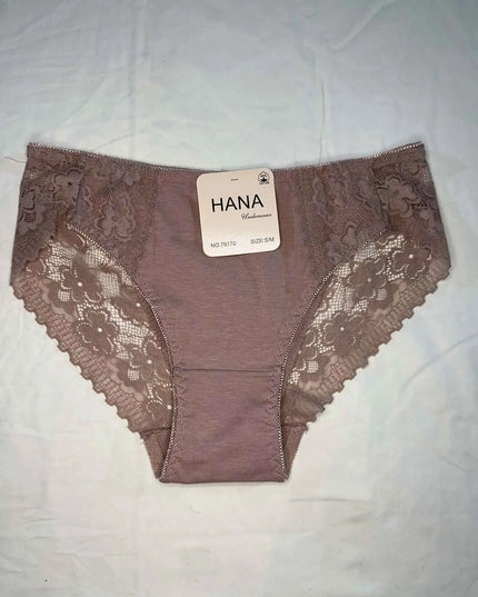 Pack de 4 Culottes Midi en Dentelle Florale HANA