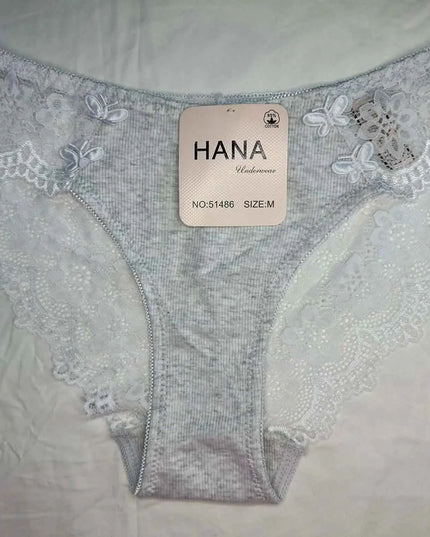 Pack 5 culottes Dentelle avec une touche de papillon