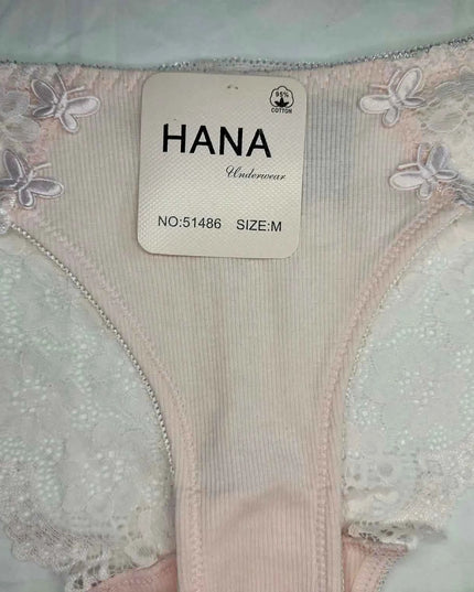 Pack 5 culottes Dentelle avec une touche de papillon