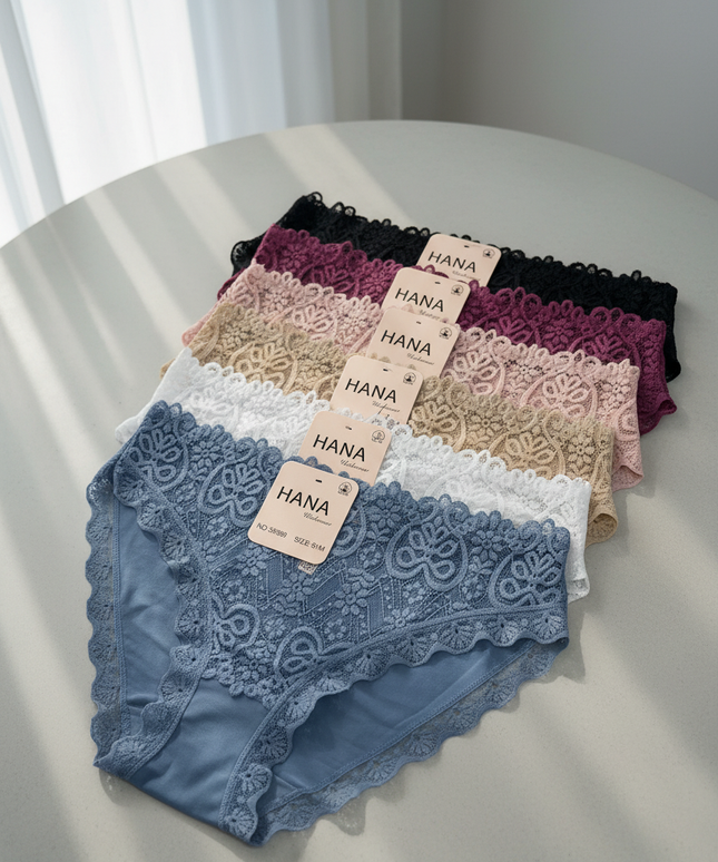 Pack de 3 Culottes en Dentelle- HANA HANA