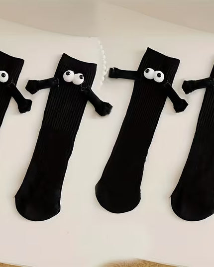 Lot de 2 chaussettes magnétiques "Main dans la Main"
