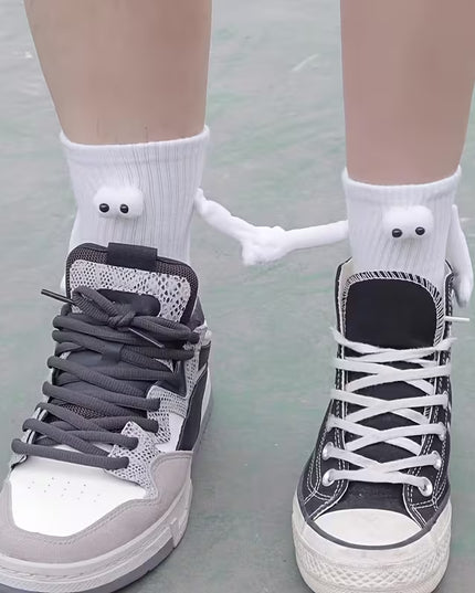 Lot de 2 chaussettes magnétiques "Main dans la Main"