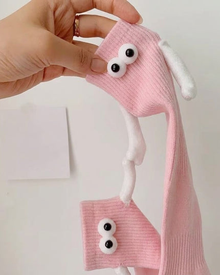 Lot de 2 chaussettes magnétiques "Main dans la Main"