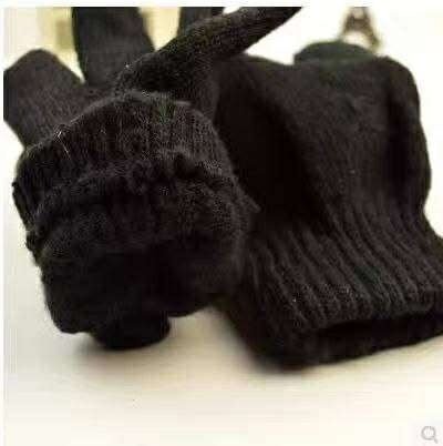 Paires de Gants Noir - BELLA - Lingerie
