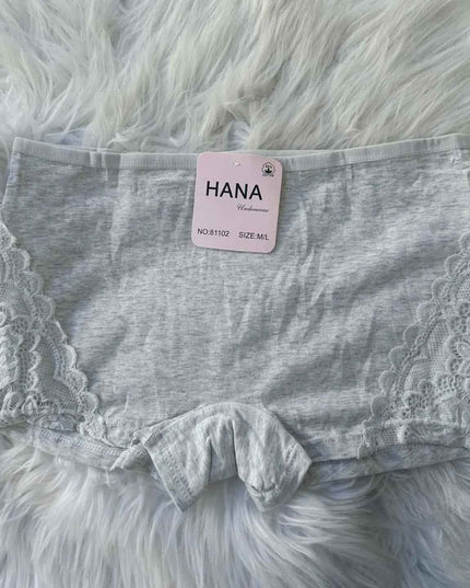 Pack de 4 Slip Short en Dentelle HANA