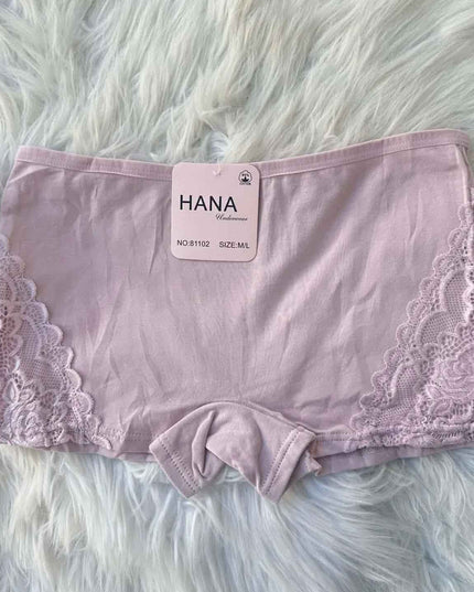 Pack de 4 Slip Short en Dentelle HANA