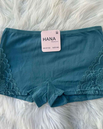 Pack de 4 Slip Short en Dentelle HANA