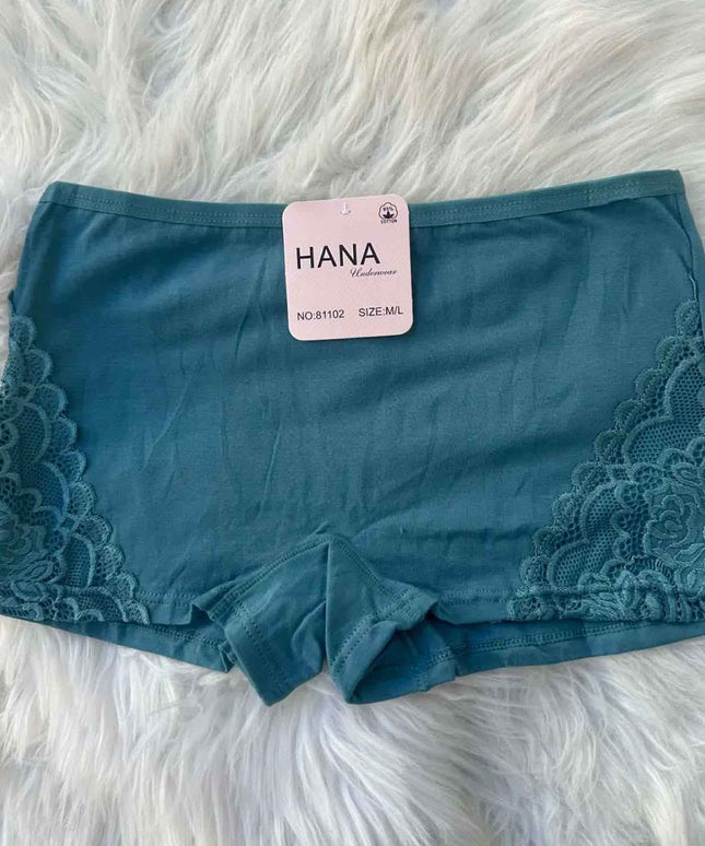 Pack de 4 Slip Short en Dentelle HANA