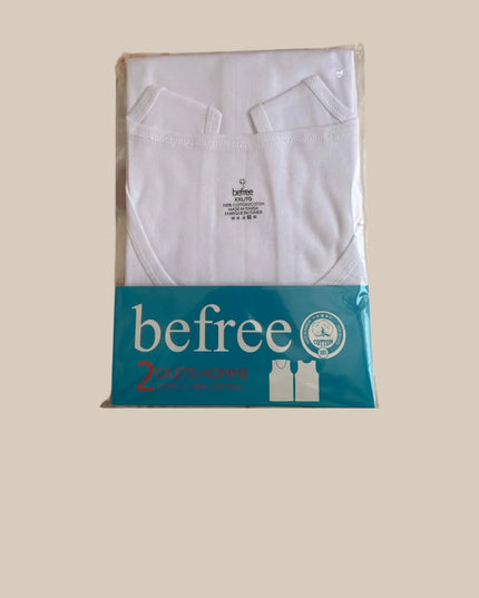 Pack de 4 Débardeurs Homme Blanc - BELLA - Lingerie