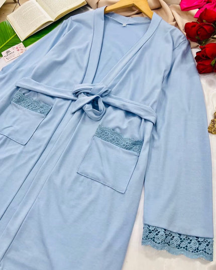 Pyjama de grossesse 3 pièces