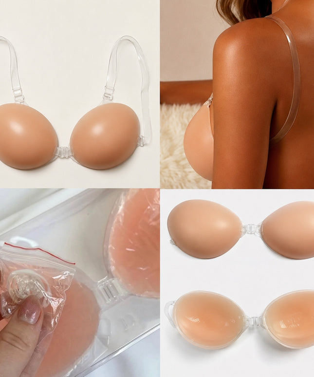 soutien-gorge en silicone invisible