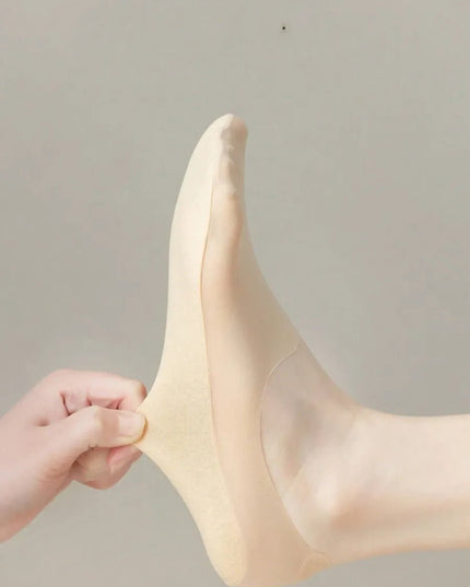 Lot de 4 Paires Chaussettes Transparentes — Effet Soie Glacée - BELLA - Lingerie