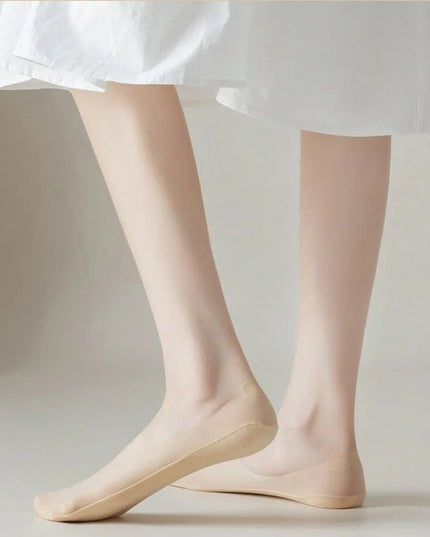 Lot de 4 Paires Chaussettes Transparentes — Effet Soie Glacée - BELLA - Lingerie