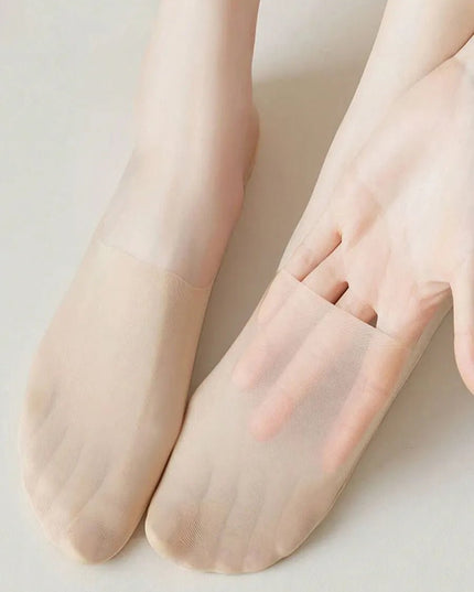 Lot de 4 Paires Chaussettes Transparentes — Effet Soie Glacée - BELLA - Lingerie