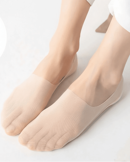 Lot de 4 Paires Chaussettes Transparentes — Effet Soie Glacée - BELLA - Lingerie