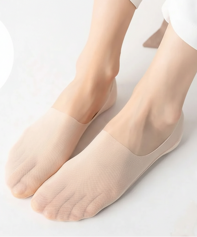 Lot de 4 Paires Chaussettes Transparentes — Effet Soie Glacée BELLA-Lingerie