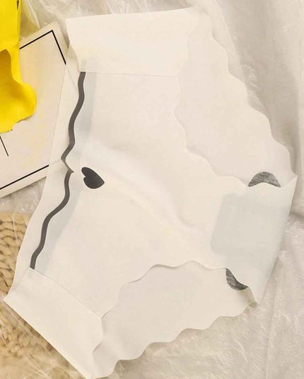 Pack de 4 Culottes Invisibles Motif Cœur