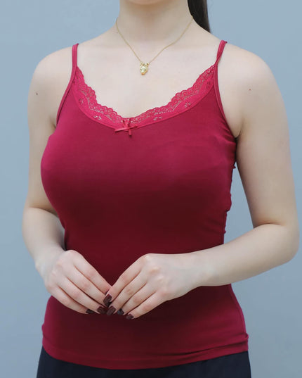 Lot de 3 Débardeur avec Dentelle - BELLA - Lingerie