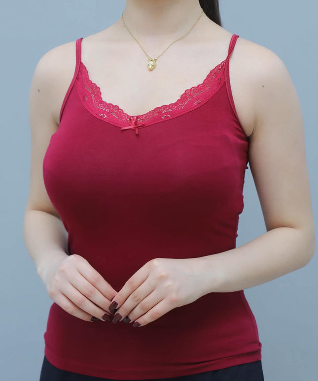 Lot de 3 Débardeur avec Dentelle - BELLA - Lingerie