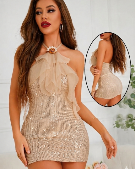 Robe Crystal beige