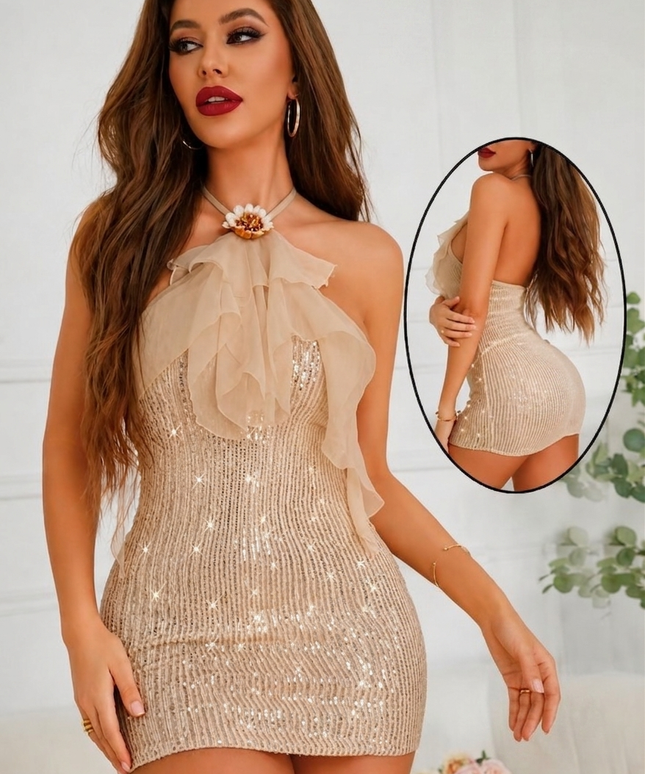 Robe Crystal beige