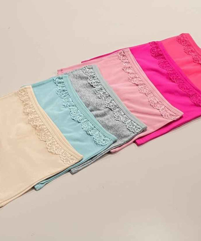 Pack 6 slip short fillettes
