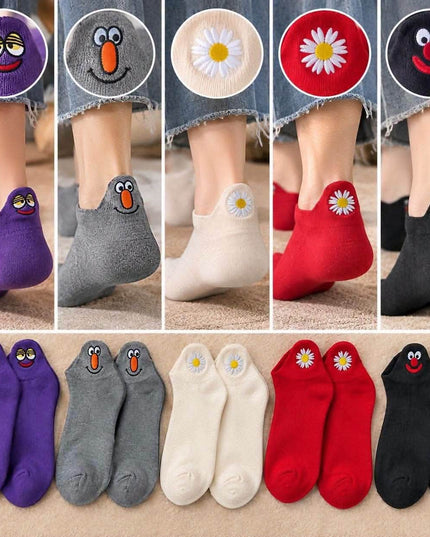 Pack 6 socquettes Emojis