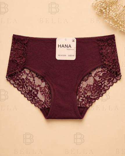 Pack de 3 Culotte dentelle - 81209 - BELLA - Lingerie
