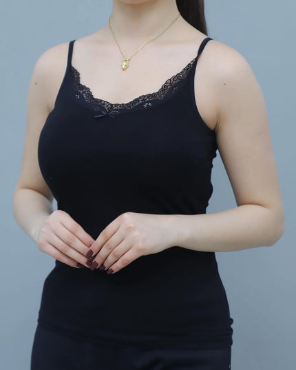 Lot de 3 Débardeur avec Dentelle - BELLA - Lingerie
