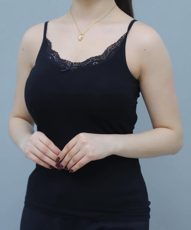 Lot de 3 Débardeur avec Dentelle - BELLA - Lingerie