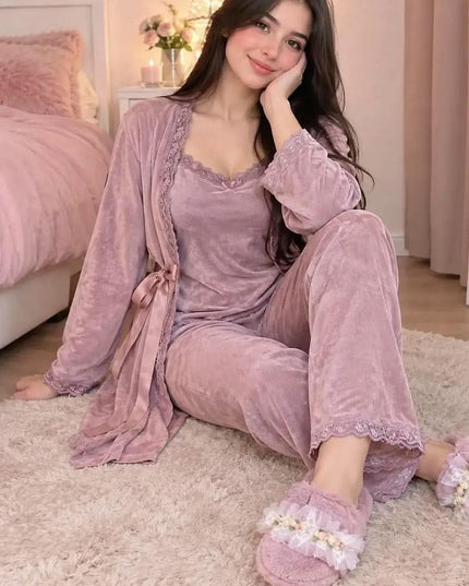 Pyjama 3p velours