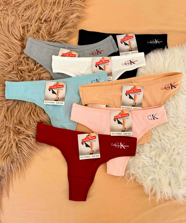 Pack 3 String Cotton ~Coralle klaare