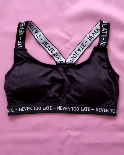 Brassière de sport Noir/Blanc - BELLA - Lingerie