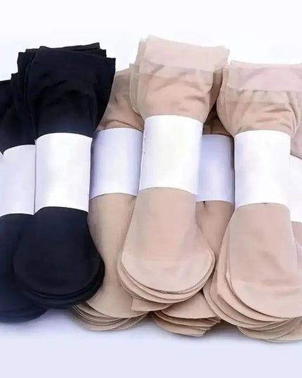 Lot de 10 paires de chaussettes voile Transparent - BELLA - Lingerie