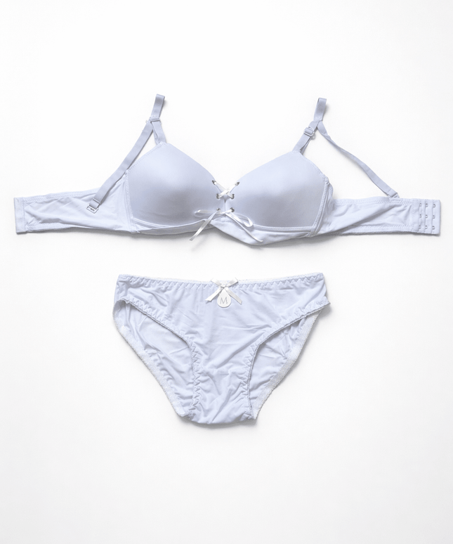 Soutien - gorge push - up à laçage + culotte - BELLA - Lingerie