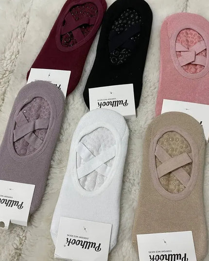 2 paires de Chaussettes yoga antidérapantes