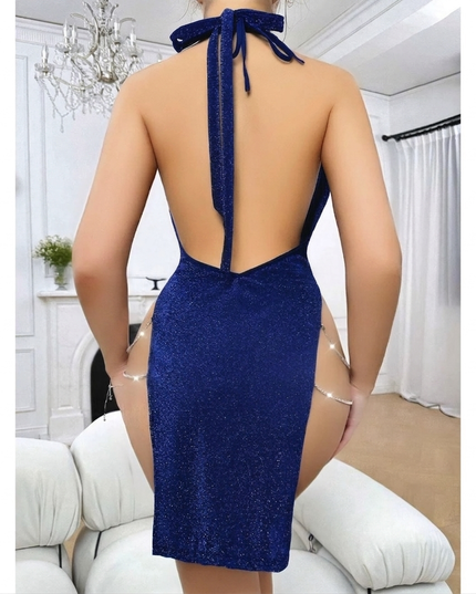 Robe Diamond-bleu
