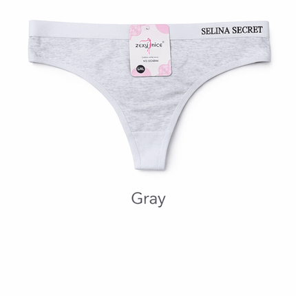 Pack 3 String Cotton ~zexy nice - BELLA - Lingerie