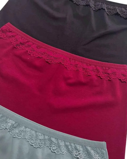Pack 6 slip short coton