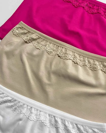 Pack 6 slip short coton